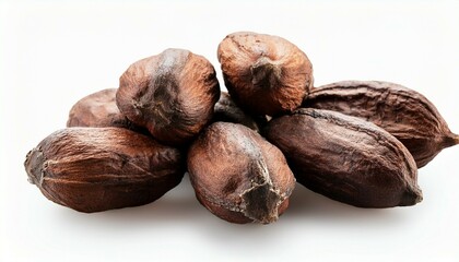 Fototapeta premium hazelnuts on white background