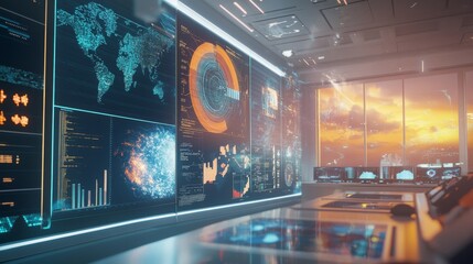 An AI powered system improving weather prediction by analyzing atmospheric data, ocean patterns, and climate models to provide more accurate forecasts
