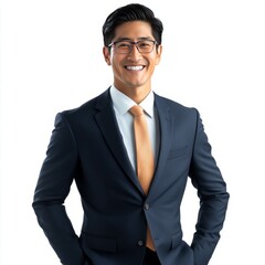 a politician's smile captured in detail

