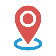 map pointer with pin icon