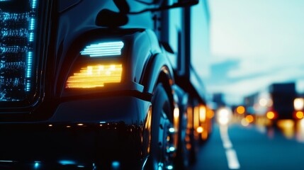 An AI powered system optimizing fleet management by analyzing vehicle performance, AI-assisted maintenance scheduling, and real-time driver behavior monitoring for safer fleet operations