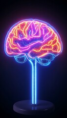 Neon Brain Display