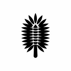 creative details Yucca Flower Spike Icon vector illustration