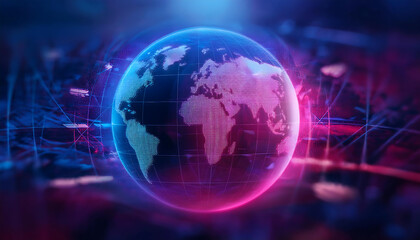 Fototapeta premium abstract background with earth