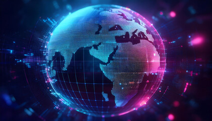 Fototapeta premium abstract background with earth