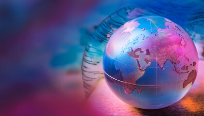 Fototapeta premium abstract background with earth