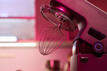 A versatile kitchen mixer with attachments designed specifically for baking needs