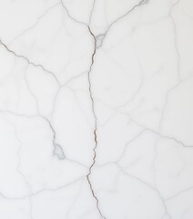 Fototapeta premium White marble texture with cracks, showing veining and natural imperfections, clean, weathered