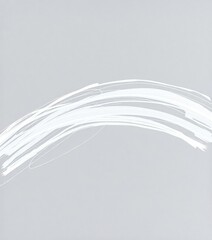 Swirling white paint strokes on a muted gray canvas, muted, canvas, backdrop