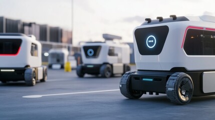An AI powered system revolutionizing autonomous delivery by analyzing package data, AI-assisted route optimization, and real-time vehicle tracking for faster and more accurate deliveries