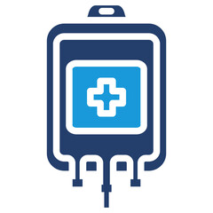 Fototapeta premium Blood Bag Icon