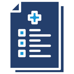 Obraz premium Medical Report Icon