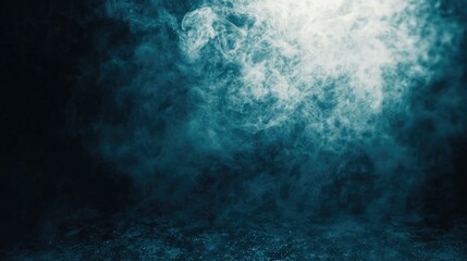 Smoke cloud scene, dramatic lighting, dark background.  Possible use Product display, promotional image