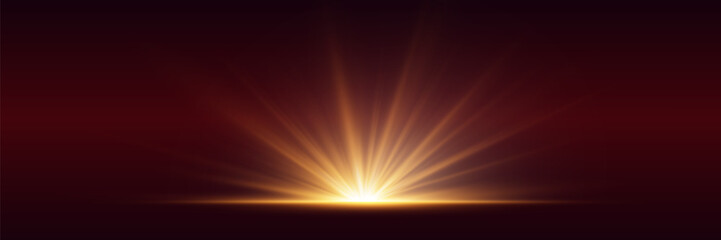 Magic light flash of light and star explosion.