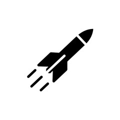 Rocket launching upwards with three stabilizers and flames, space exploration, futuristic spaceship, cosmic travel, astronaut adventure, speed, fire, technology, rocket propulsion. 
