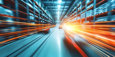 Warehouse Fast Motion.
