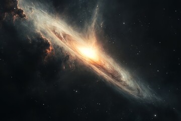 Fototapeta premium Spiral Galaxy in Deep Space (1)