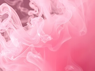 Fototapeta premium Abstract Pink Smoke Texture Background - Delicate Wisps, Swirls, and Gradient for Design and Art.