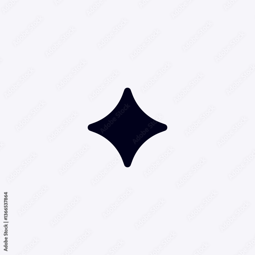 Poster ai sparkle symbol represents innovation in ai technology, focusing on clean design and usability.