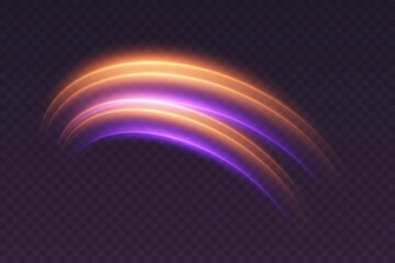 High speed light lines. Dynamic speed effect.