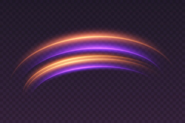 High speed light lines. Dynamic speed effect.