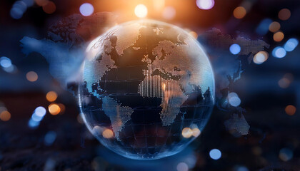 Obraz premium abstract background with earth