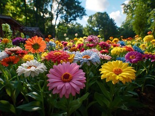 Colorful Flower Garden
