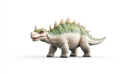 Realistic dinosaur model showcasing unique features, vibrant colors, and intricate details for educational use