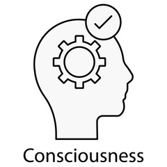 Consciousness Icon, Exploring the Depths of Consciousness, The Science and Mystery of Consciousness
