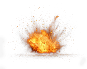 PNG Fire bomb explosion background flames fireworks.