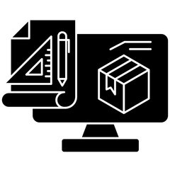 Product Design glyph icon