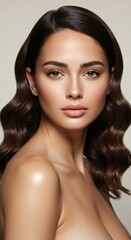 Obraz premium cosmetic model