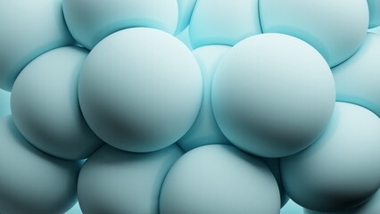 blue abstract ball background