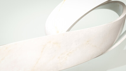 The White marble Abstract Background 3D rendering.