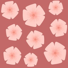 Floral seamless pattern with wildflowers