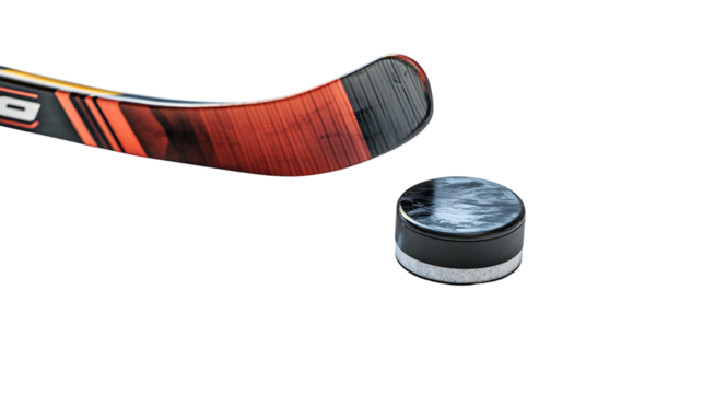 Hockey Stick and Puck Dynamic Sports Equipment for ActionPacked Games and Promotional Materia