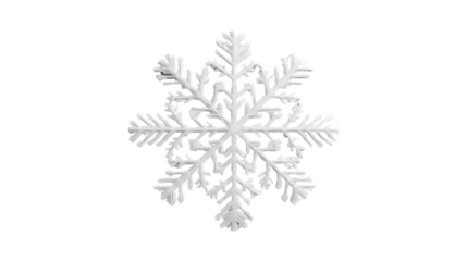 Intricate Snowflake Design on Black Background Perfect for Winter Christmas and Seasonal The