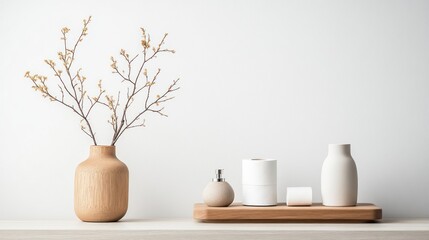 Minimalist bathroom essentials