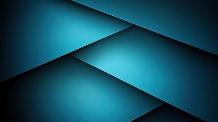 Abstract Blue Geometric Design