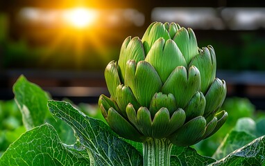 Artichoke in Sunlight
