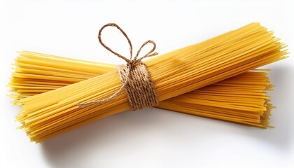 pasta on white background