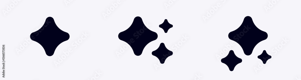 Aufkleber ai intelligence symbols for neural digital concepts, used in creative and tech-focused applications.