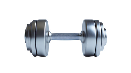Weightlifting Equipment A Detailed View of a Dumbbell for Fitness and Strength Training