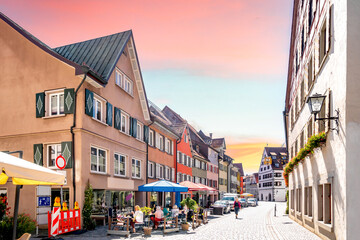 Altstadt, Wangen im Allgaeu, Germany 