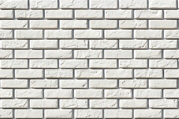 Fototapeta premium White Brick Wall Texture Seamless Pattern Background for Design Projects and Home Decor