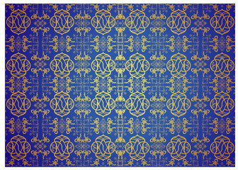オリエンタルな模様 1