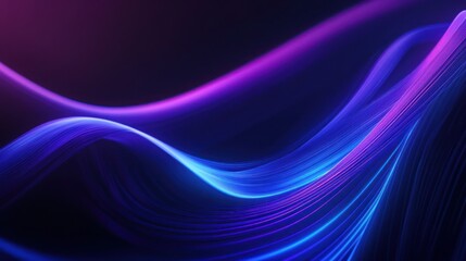 Abstract flowing lines digital art background (1)