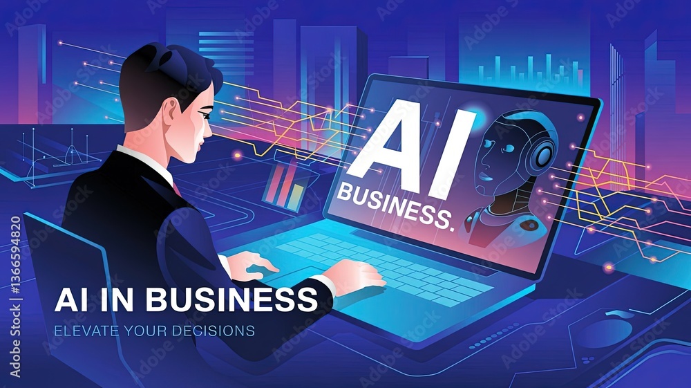 Poster ai in business: exploring the seamless integration of cutting-edge artificial intelligence into the 