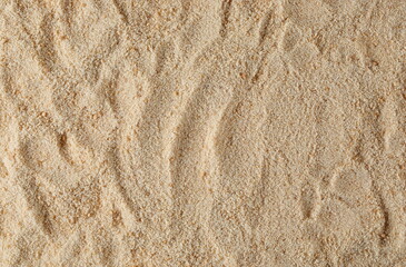 Brown sugar background and texture, top view	