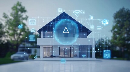 An AI powered system improving smart home automation by analyzing household data, AI-assisted energy control, and real-time device synchronization for better home efficiency